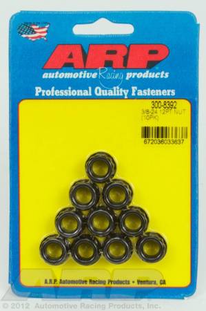 ARP - ARP 3/8-24, 1/2 socket, .645 flange OD, 12pt nut kit 300-8392