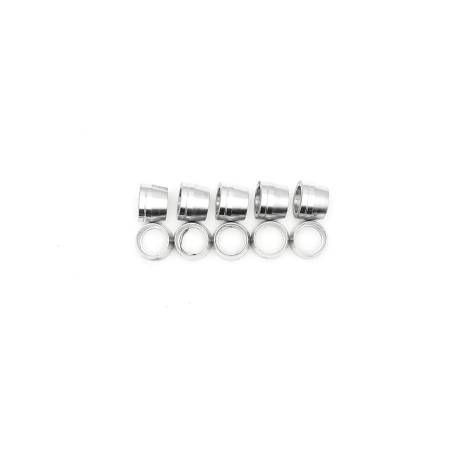 DeatschWerks - DeatschWerks Replacement PTFE Hose End Olive Insert 8AN (Pack of 10)