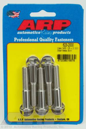 ARP - ARP 3/8-16 x 2.000 hex SS bolts 623-2000