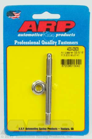 ARP - ARP 5/16 x 3.200 SS air cleaner stud kit 400-0303