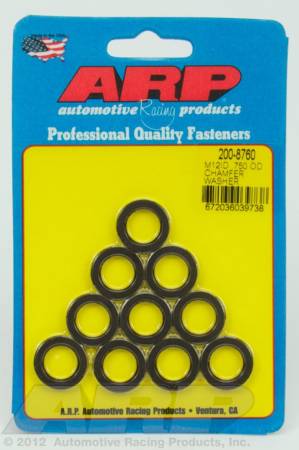 ARP - ARP M12 ID .750 OD chamfer black washers 200-8760