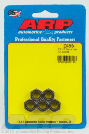 ARP - ARP 3/8-16 black coarse hex nut kit 200-8654