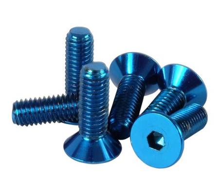 NRG Innovations - NRG Innovations Steering Wheel Screw Upgrade Kit (Conical) - Blue