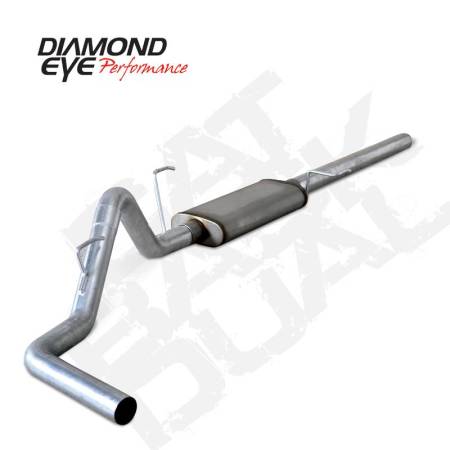 Diamond Eye Performance - Diamond Eye Exhaust System Kit, 2004-2008 Ford 150 5.4L 3" Stainless Cat Back Single