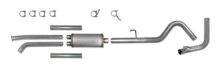 Diamond Eye Performance - Diamond Eye Exhaust System Kit, 2007-2009 Toyota Tundra 5.7L (All Cab And Bed Lengths) 3.5In. Aluminized-Perform