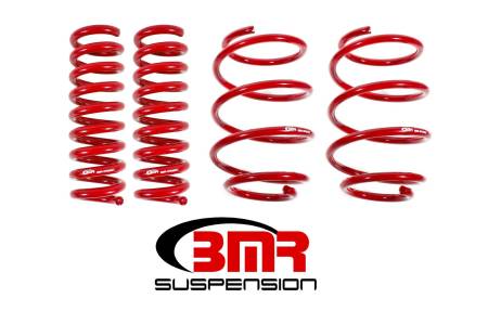 BMR Suspension - BMR 16-17 6th Gen Camaro V8 Performance Version Lowering Springs (Set Of 4) - Red