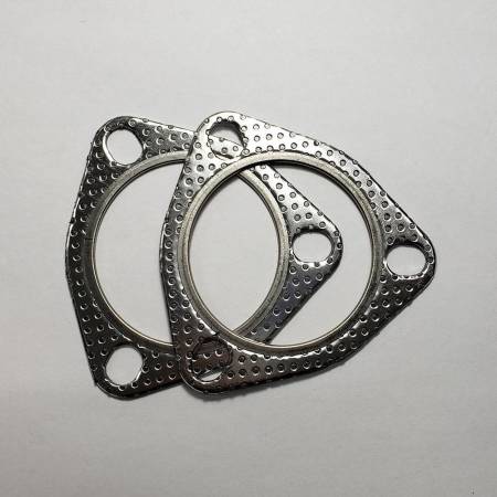 Ticon Industries - Ticon Industries 3 Bolt MLSG High Temp Exhaust Gasket (2.5" I.D.) 2 Pack