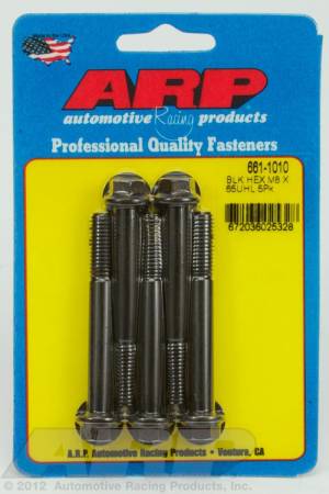 ARP - ARP M8 x 1.25 x 65 hex black oxide bolts 661-1010