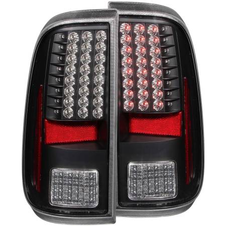 ANZO Headlights, Tail Lights and More  - ANZO 2008-2015 Ford F-250 LED Taillights Black