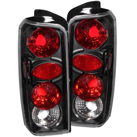 ANZO Headlights, Tail Lights and More  - ANZO 1997-2001 Jeep Cherokee Taillights Black