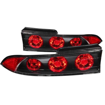 ANZO Headlights, Tail Lights and More  - ANZO 1995-1999 Mitsubishi Eclipse Taillights Black