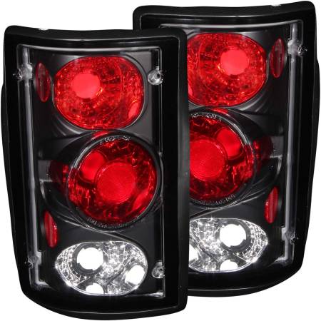 ANZO Headlights, Tail Lights and More  - ANZO 2000-2005 Ford Excursion Taillights Black