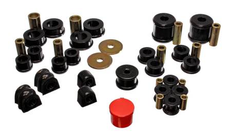 Energy Suspension - Energy Suspension 02-06 Subaru Impreza/WRX Black Hyper-Flex Master Bushing Set