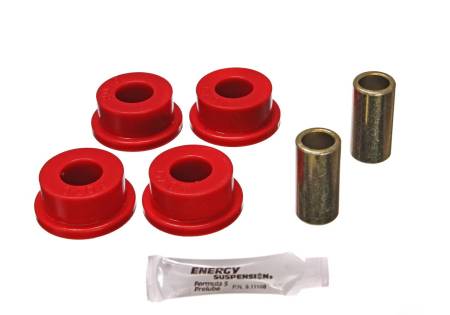 Energy Suspension - Energy Suspension 80-98 Ford F-250 4WD/F350 4WD Red Front Frame Shackle Bushing Set