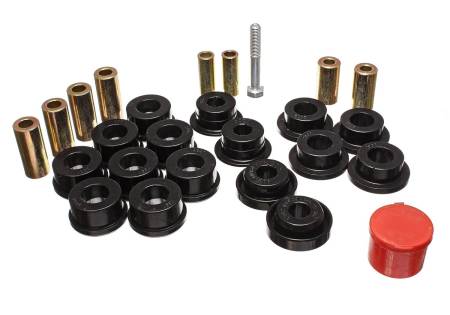 Energy Suspension - Energy Suspension Control Arm Bushings - Front - Black