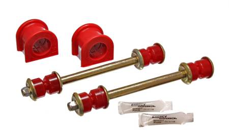 Energy Suspension - Energy Suspension 98-01 Ford Explorer/Bronco 2WD/4WD 34mm Red  Front Sway Bar Bushing Set