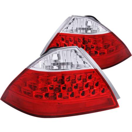 ANZO Headlights, Tail Lights and More  - ANZO 2006-2007 Honda Accord Taillights Red/Clear