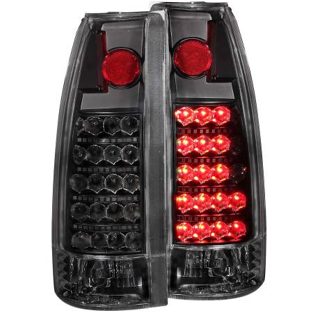 ANZO Headlights, Tail Lights and More  - ANZO 1999-2000 Cadillac Escalade LED Taillights Black