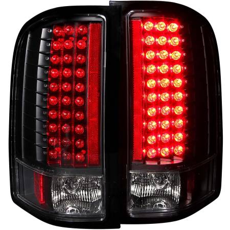 ANZO Headlights, Tail Lights and More  - ANZO 2007-2013 Chevrolet Silverado 1500 LED Taillights Black