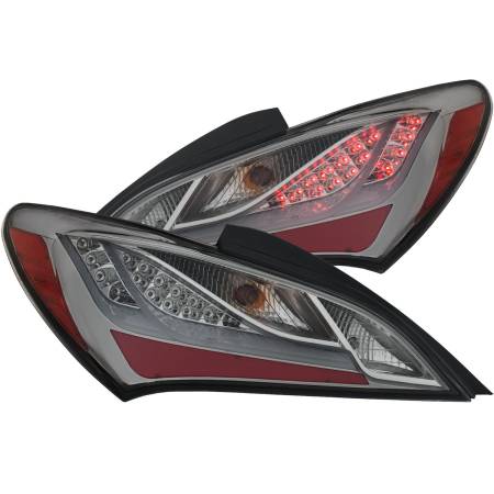 ANZO Headlights, Tail Lights and More  - ANZO 2010-2013 Hyundai Genesis LED Taillights Smoke