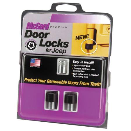 McGard - McGard 07-17 Jeep Wrangler JK / Unlimited JK 2-Door Lock Set - (2 Locks)