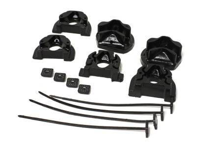 Energy Suspension - Energy Suspension 92-00 Honda Civic (Except 99-00 Si) / 93-97 Del Sol Black Motor Mount Inserts (Man