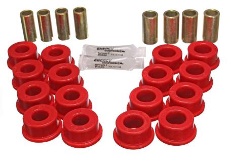 Energy Suspension - Energy Suspension 84-95 Chevy Corvette Red Rear End Control Arm Bushing Set