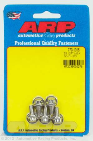 ARP - ARP M6 x 1.00 x 12 12pt SS bolts 770-1016