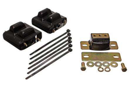 Energy Suspension - Energy Suspension 87-91 Suburban C10-C30 2WD Black Motor & Transmision Mounts-Zinc Finish