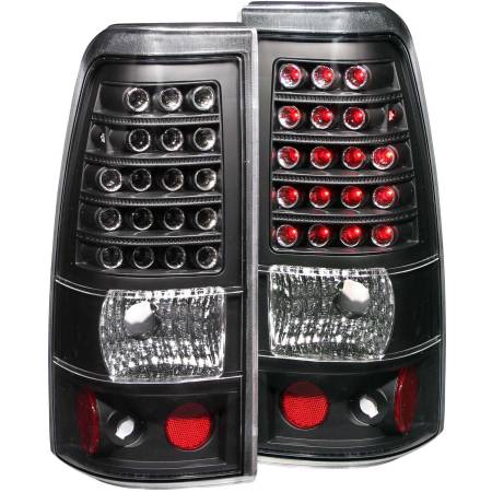 ANZO Headlights, Tail Lights and More  - ANZO 1999-2007 Chevrolet Silverado 1500 LED Taillights Black