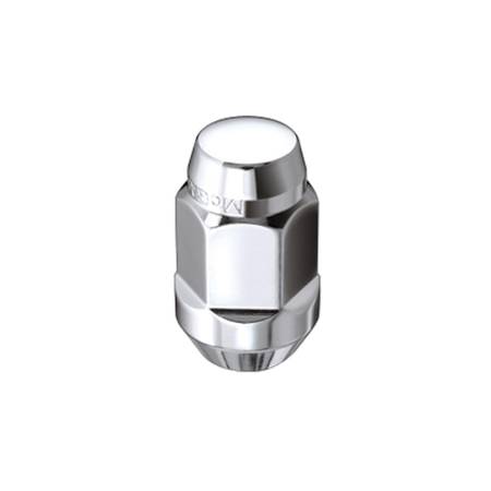 McGard - McGard Hex Lug Nut (Cone Seat Bulge Style) 1/2-20 / 3/4 Hex / 1.45in. Length (Box of 100) - Chrome