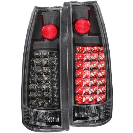 ANZO Headlights, Tail Lights and More  - ANZO 1999-2000 Cadillac Escalade LED Taillights Black