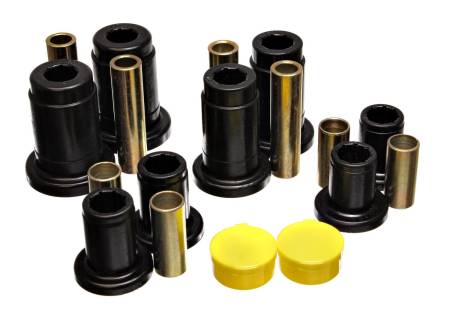 Energy Suspension - Energy Suspension 92-97 Mercury Gr Marquis / 92-97 Ford Crown Victoria Blk Front End C/A Bushing Set