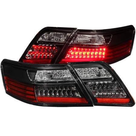 ANZO Headlights, Tail Lights and More  - ANZO 2007-2009 Toyota Camry LED Taillights Black