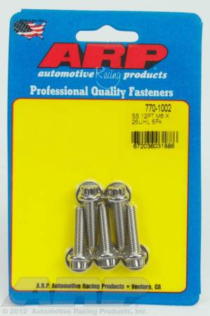 ARP - ARP M6 x 1.00 x 25 12pt SS bolts 770-1002