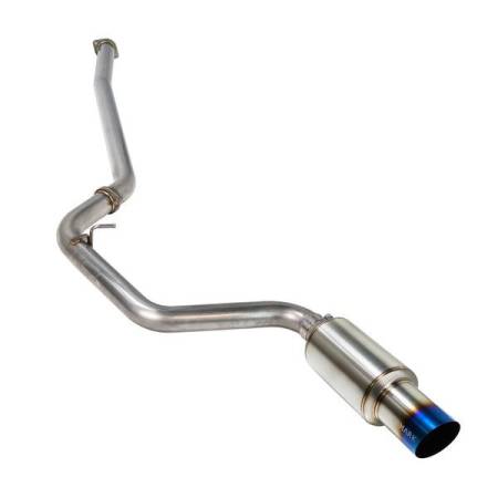 Remark By GReddy - Remark 08-14 Subaru WRX / STI Hatch Cat-Back Exhaust R1 Spec Single Exit Titanium