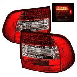 Spyder Auto - Spyder Porsche Cayenne 03-07 LED Tail Lights Red Clear ALT-YD-PCAY03-LED-RC