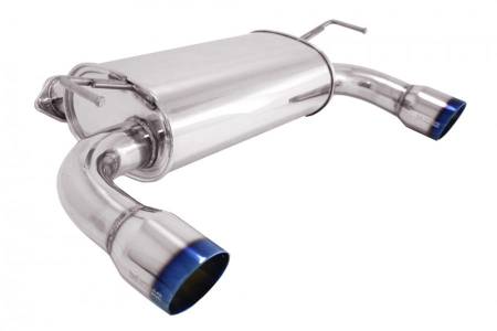 Megan Racing - Megan Racing Axle Back Exhaust System: Infiniti G37 Coupe 2008-13, Q60 2014 Burnt Roll Tips