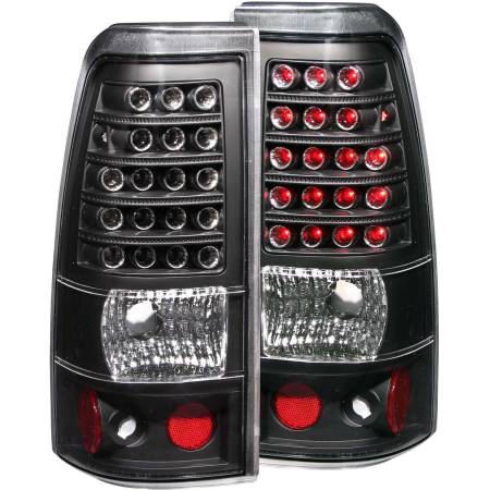 ANZO Headlights, Tail Lights and More  - ANZO 2003-2006 Chevrolet Silverado 1500 LED Taillights Black