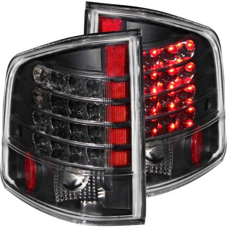 ANZO Headlights, Tail Lights and More  - ANZO 1995-2005 Chevrolet S-10 LED Taillights Black