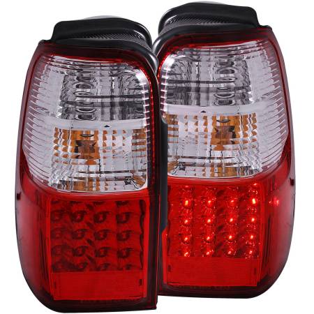 ANZO Headlights, Tail Lights and More  - ANZO 2001-2002 Toyota 4 Runner LED Taillights Red/Clear