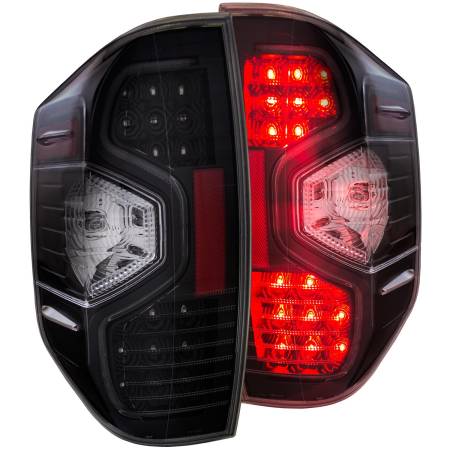 ANZO Headlights, Tail Lights and More  - ANZO 2014-2015 Toyota Tundra LED Taillights Black