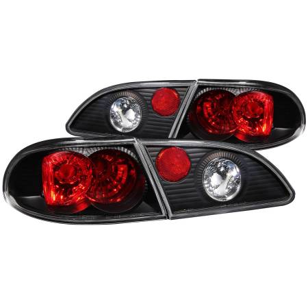 ANZO Headlights, Tail Lights and More  - ANZO 1998-2002 Toyota Corolla Taillights Black