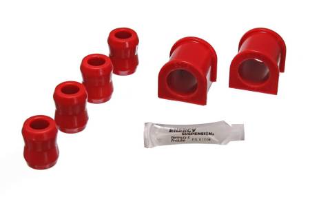 Energy Suspension - Energy Suspension 87-96 Jeep Wrangler YJ Red Frt 1-1/8in Sway Bar Bushing Set w/End Link Bushings