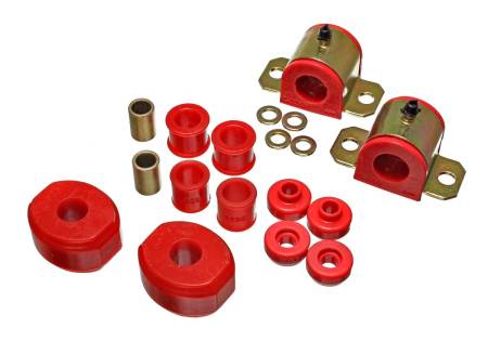 Energy Suspension - Energy Suspension 72-93 Dodge D100/200/300/Ramcharger 2WD Red 15/16in Front Sway Bar Bushings