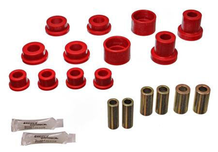 Energy Suspension - Energy Suspension 90-94 Mitsubishi Eclipse AWD Red Rear Control Arm Bushing Set