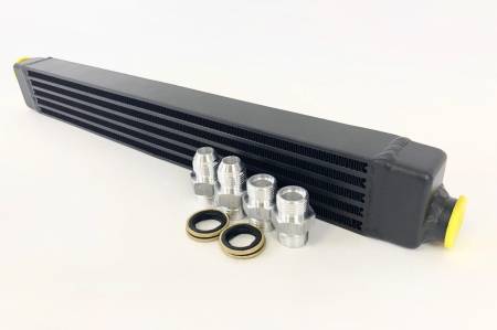 CSF Radiators - CSF 82-94 BMW 3 Series (E30) High Performance Oil Cooler w/-10AN Male & OEM Fittings