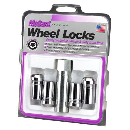 McGard - McGard Wheel Lock Nut Set - 4pk. (Tuner / Cone Seat) M14X1.5 / 22mm Hex / 1.648in. Length - Chrome