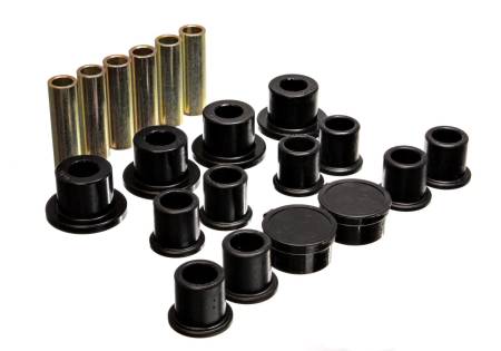 Energy Suspension - Energy Suspension 98-11 Ford Ranger Black Rear Leaf Spring Bushing Set