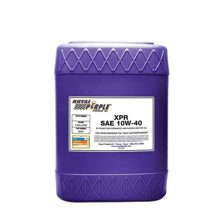 Royal Purple - Royal Purple Synthetic Racing Oil XPR 5-Gallon (10W40)